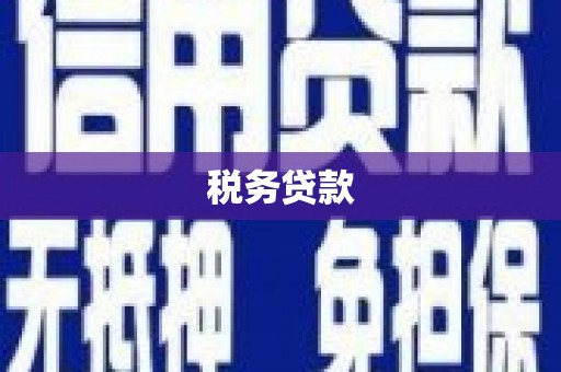 永寿税务贷款