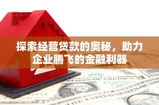 稷山探索经营贷款的奥秘，助力企业腾飞的金融利器