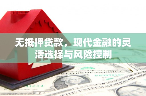 志丹无抵押贷款，现代金融的灵活选择与风险控制