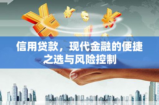 绩溪信用贷款，现代金融的便捷之选与风险控制
