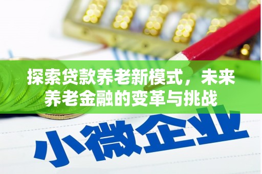 温泉探索贷款养老新模式，未来养老金融的变革与挑战