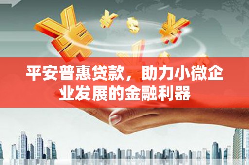 湖内平安普惠贷款，助力小微企业发展的金融利器