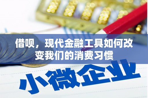 仑背借呗，现代金融工具如何改变我们的消费习惯