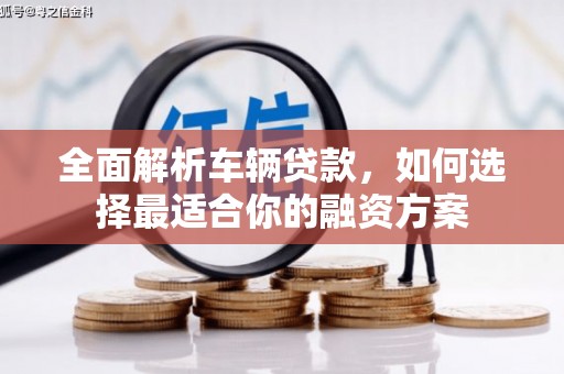 普定全面解析车辆贷款，如何选择最适合你的融资方案