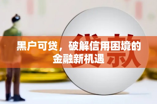 商南黑户可贷，破解信用困境的金融新机遇