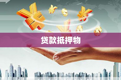 东至贷款抵押物