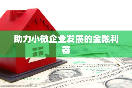 小金助力小微企业发展的金融利器